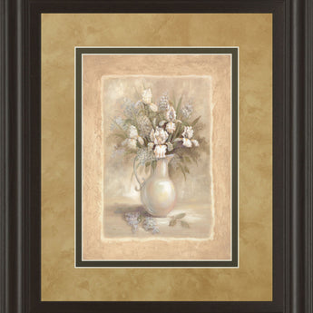 Bounty I By Vivian Flasch - Framed Print Wall Art - Light Brown