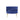 Aistil - Silla decorativa - Terciopelo azul y acabado dorado
