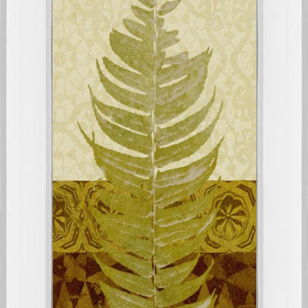 Tropical Frond II By Alonzo Saunders - Light Brown