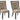 Tyler Creek - Black / Grayish Brown - Dining UPH Side Chair (Set of 2) - Framed Back