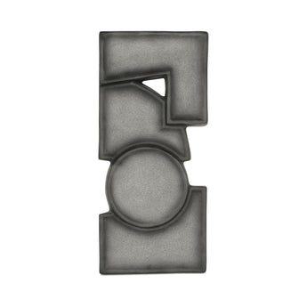 Teo - Wall Sculpture - Charcoal