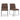 Danny - Dining Chair (Set of 2) - Dark Brown