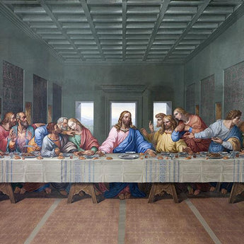 Last Supper (Framed Small) - Dark Gray