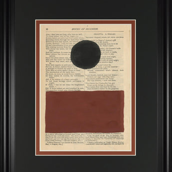 34x40 Modern Prose II By Renee W. Stramel - Dark Brown