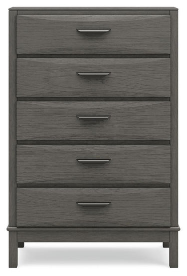 Mazing - Five Drawer Chest - Gray