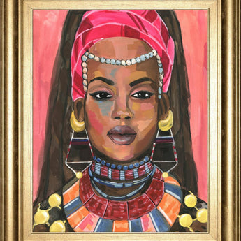 22x26 Ornament Empress II By Annie Warren - Pink