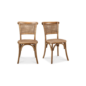 Churchill - Silla de comedor (juego de 2) - Marrón claro