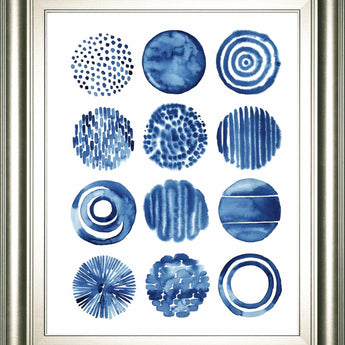22x26 Differing Drops I By Grace Popp - Blue