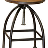 Pueblo Swivel Stool (Set of 2) Deep Brown - Stool Sets at Quality Home Furniture Mesquite