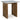 Isanti - Marrón claro / Blanco - Mesa auxiliar rectangular