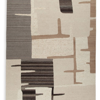 Kencher - 10' x 14' Rug - Beige / Brown