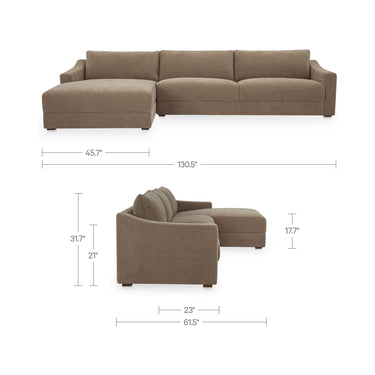 Farrow - Seccional izquierdo - Taupe
