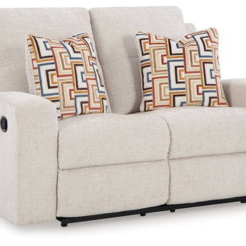 Danum - Reclining Loveseat - Stone