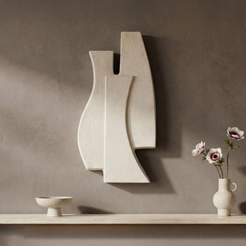 Ola - Wall Sculpture - Beige