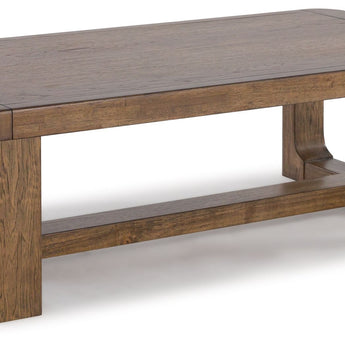 Cabalynn - Rectangular Cocktail Table - Light Brown
