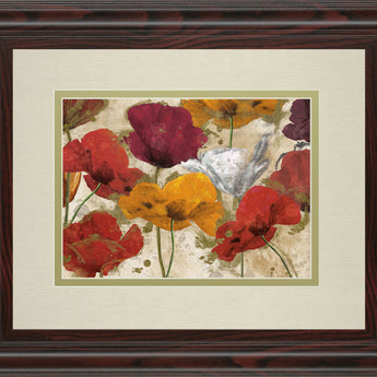 Happy Flowers By Katrina Craven - Red