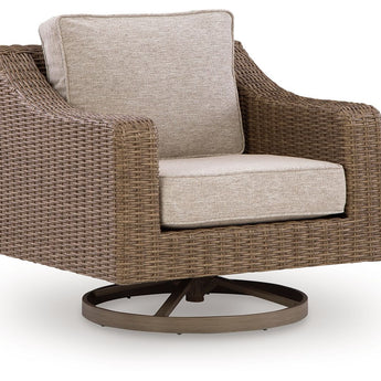 Laguna Heights - Sillón giratorio con cojín - Beige