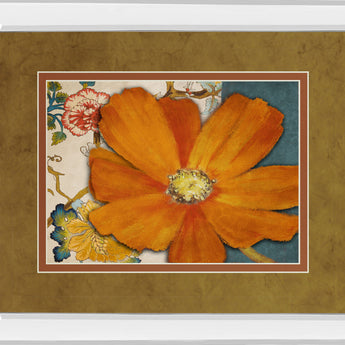 Summer In Paris Il By Lanie Loreth - Mirror Framed Print Wall Art - Orange