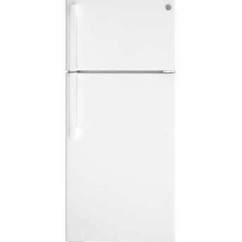 GE 16.6 Top Mount Refrigerator, White - GTS17DTNRWW
