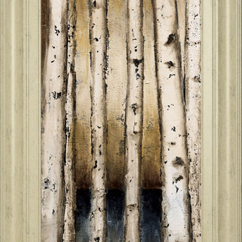 Birch Landing I By St Germain - Framed Print Wall Art - Beige