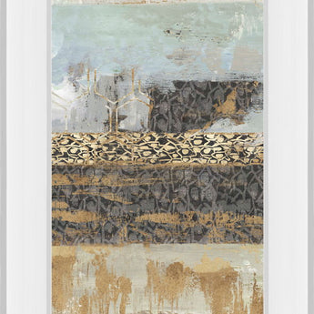 Bare III By Tom Reeves - Mirrored Frame Wall Art - Light Brown