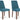 Lyncott - Dining Uph Side Chair (Set of 2) - Blue / Brown