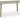 Cliff Trails - Beige - Rectangle Dining Table With Umbrella Option