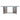 Emery - Mesa de comedor rectangular con espejo - Plateada