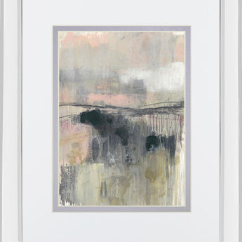 Blush Horizon II By Jennifer Goldberger - Gray