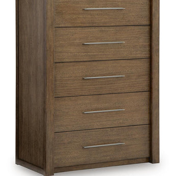 Marxmore - Five Drawer Chest - Brown