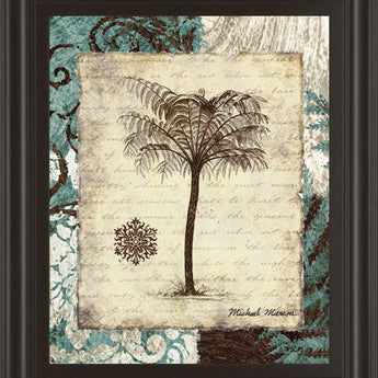 Secret Fern IV By Michael Marcon - Framed Print Wall Art - Beige