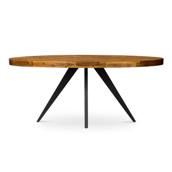Parq - Mesa de comedor ovalada - Marrón