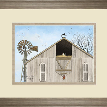Winds Aloft By Billy Jacobs - Framed Print Wall Art - Beige