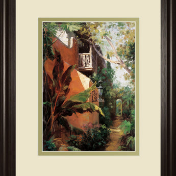 Carmino Hermoso By Hali - Framed Print Wall Art - Green