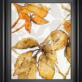 Shadows Il By Patricia Pinto - Framed Print Wall Art - Light Brown