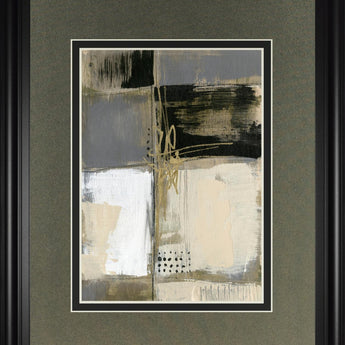 34x40 Neutral Divisions III By Jennifer Goldberger - Dark Gray