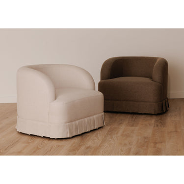 Maren - Silla giratoria - Beige