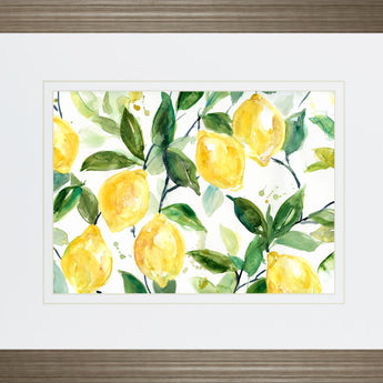 34x40 Lemony Branches By Carol Robinson - Yellow