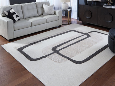 Davismour - 8' x 10' Rug - Ivory / Taupe / Charcoal