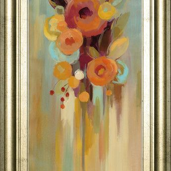 Tall Autumn Flowers I By Silvia Vassileva - Light Brown