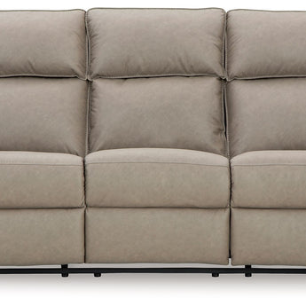 Lavenhorne - Rec Sofa W/Drop Down Table - Pebble