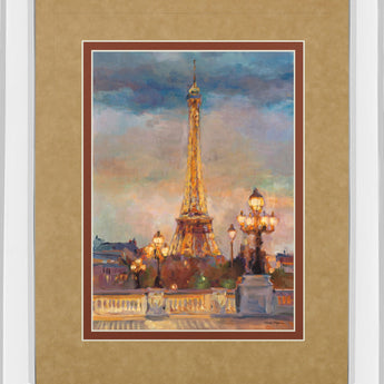 The Beginning Of The Evening By Marilyn Hageman - Mirror Framed Print Wall Art - Light Brown