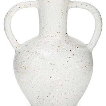 Dallinworth - Vase - 15.75" - White / Black