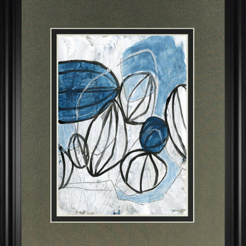 Lanterns II By June Erica Vess - Blue