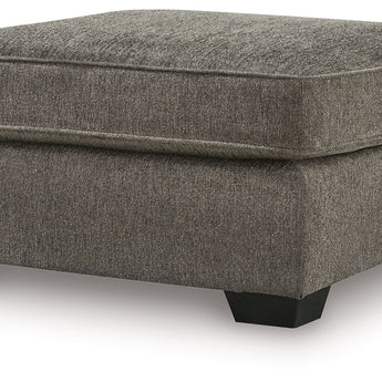 Olten - Oversized Accent Ottoman - Graphite