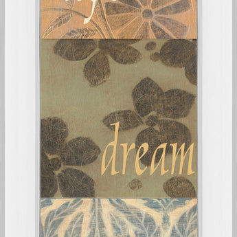 Uplift I By Vision Studio - Mirror Framed Print Wall Art - Light Brown