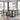 Neymorton - Dark Grayish Brown - 5 Pc. - Rectangular Dining Room Counter Table, 4 Barstools