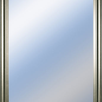 34x40 Decorative Framed Wall Mirror By Classy Art Promotional Mirror Frame #42 - Pearl Silver