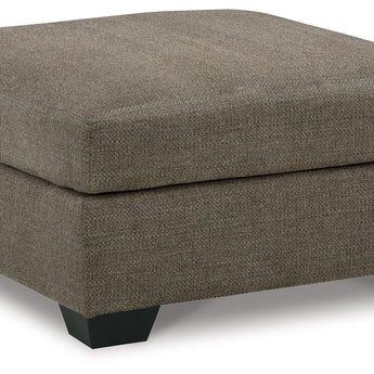 Mahoney - Oversized Accent Ottoman - Chocolate