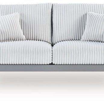 Hurley Park - Loveseat con cojín - Gris